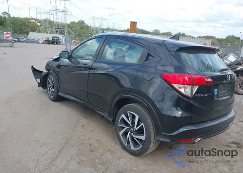 2019 Honda Hr-V Sport из США, поврежденный, VIN 3CZRU6H12KG708965
